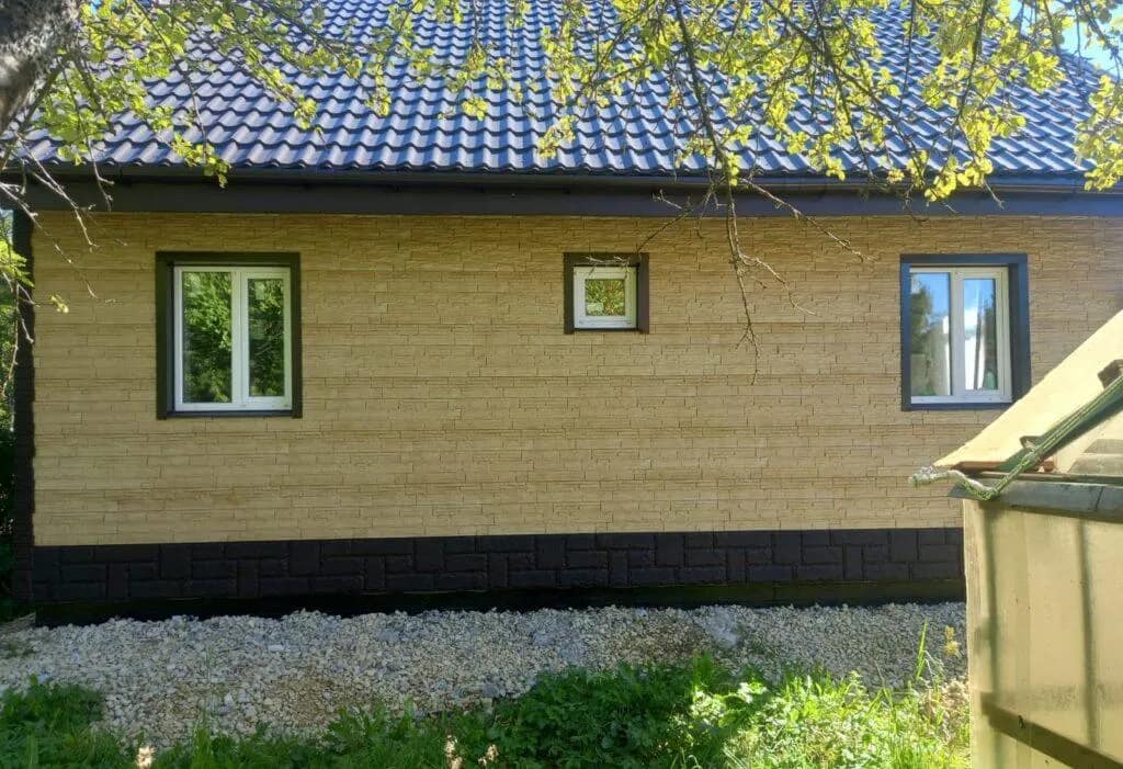 Отделка фасада (газобетон) — в районе gatchina, фото 2