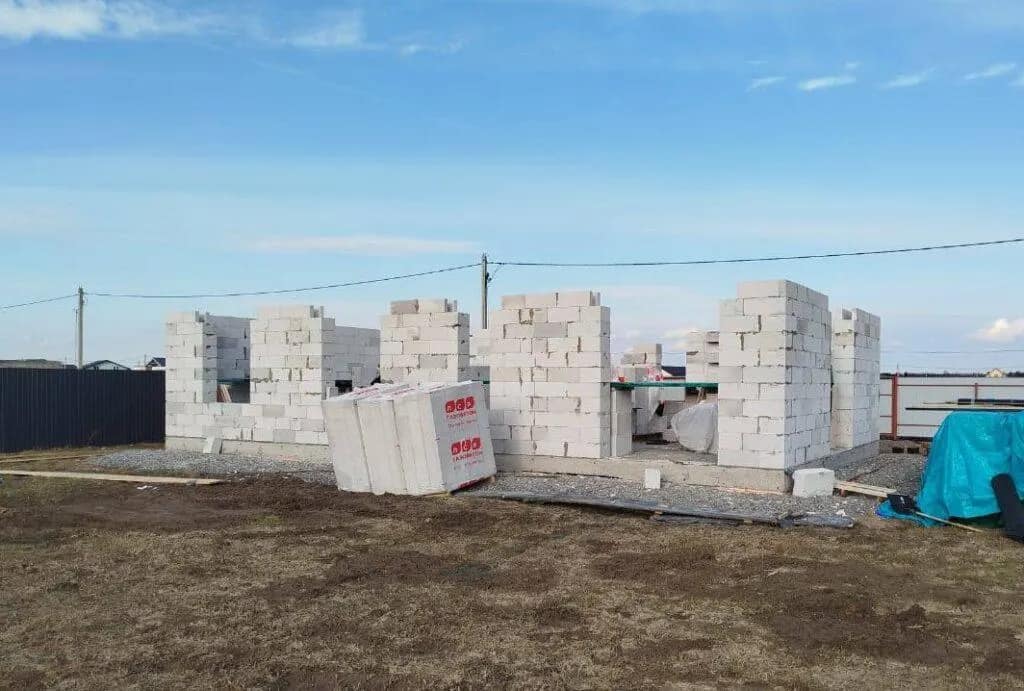 Кладка стен из газобетона, фото 7