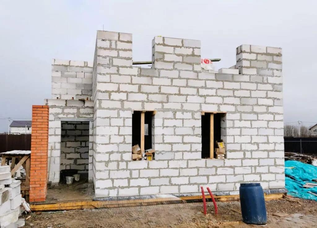 Кладка стен из газобетона — в районе gatchina, фото 7