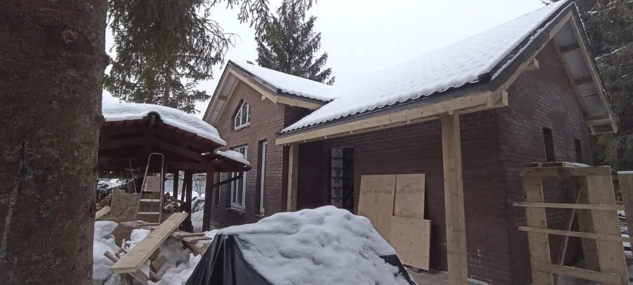 Кровля (газобетон) — в СНТ Фауна, фото 8