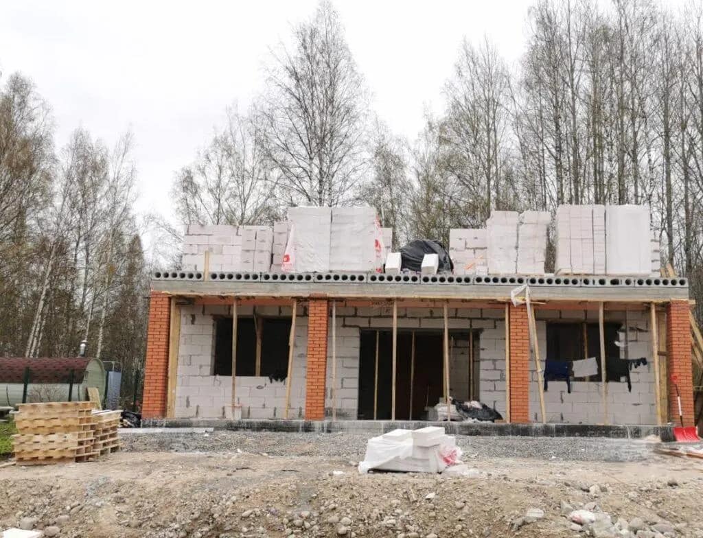 Кладка стен из газобетона, фото 12
