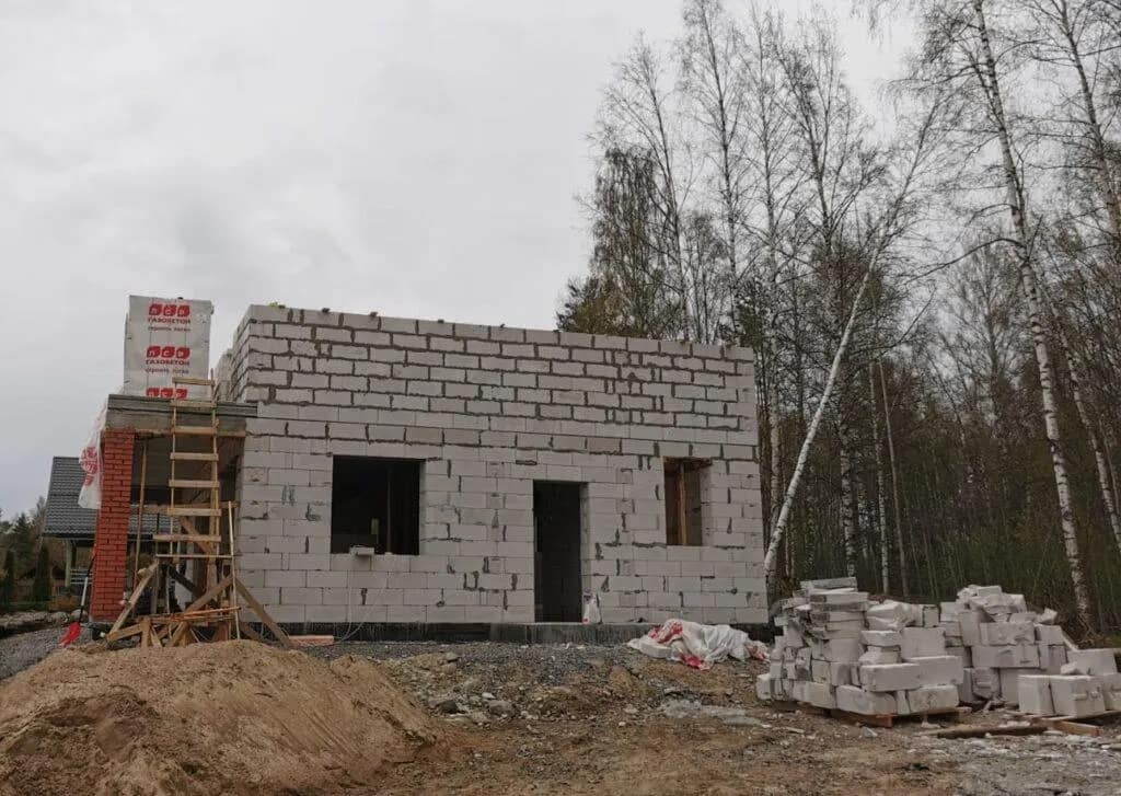 Кладка стен из газобетона, фото 11