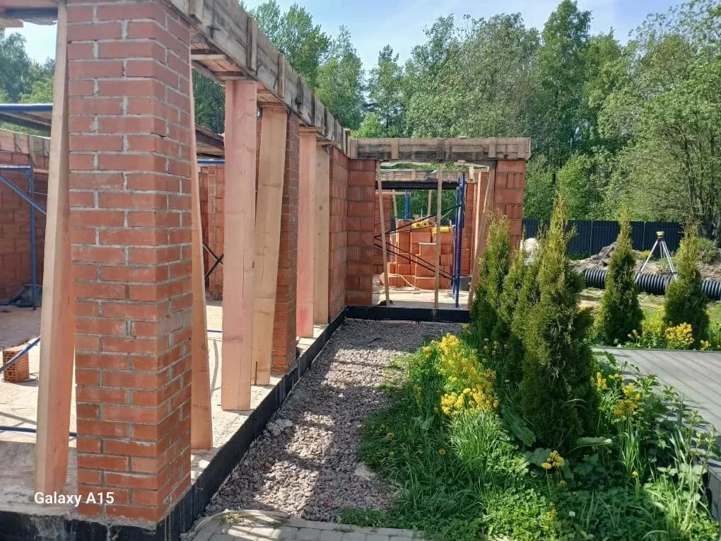 Кладка стен из кирпича — в Петергоф, Санкт-Петербург, фото 13