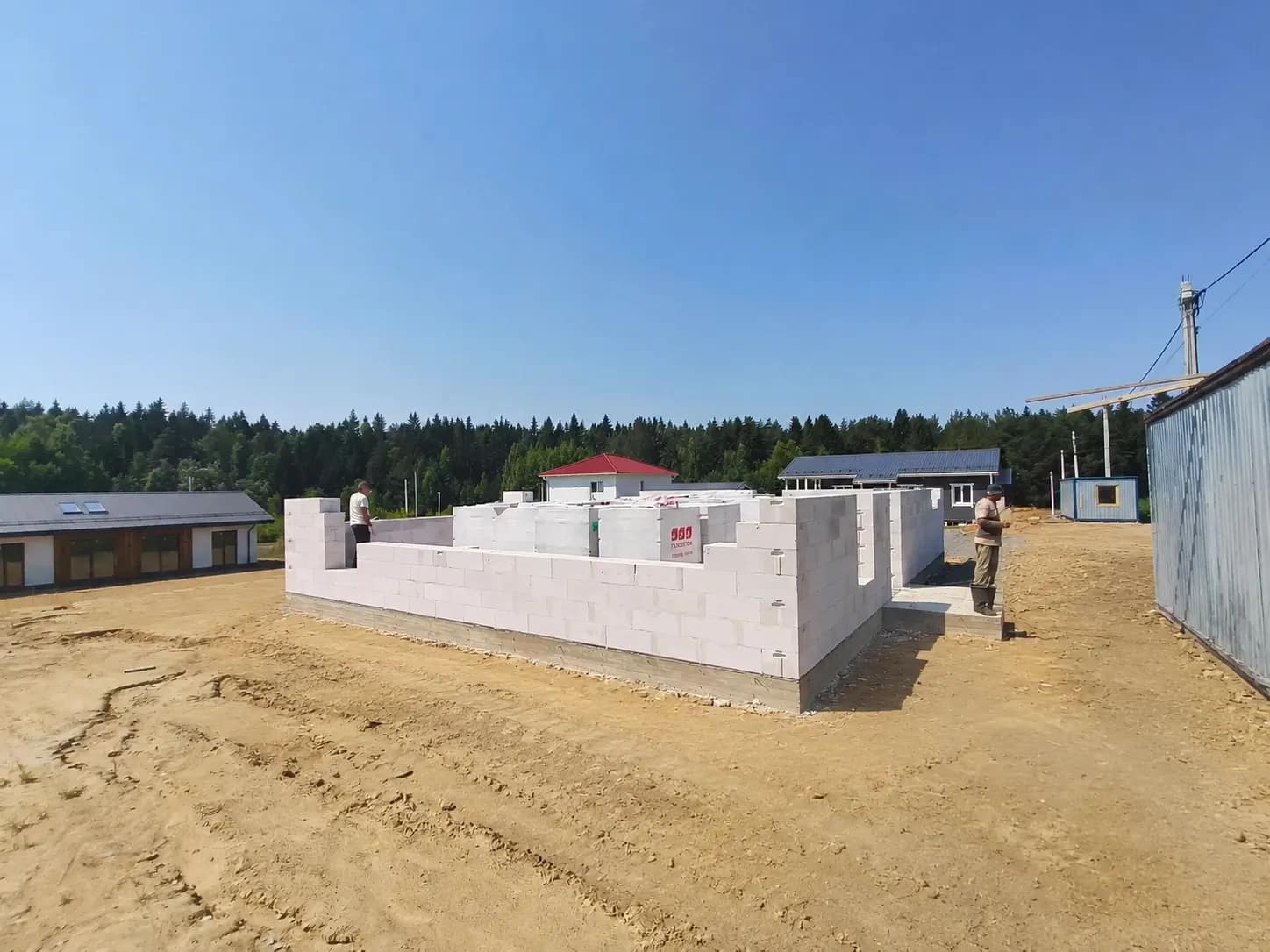 Кладка стен из газобетона — в районе vsevolozhsk, фото 9
