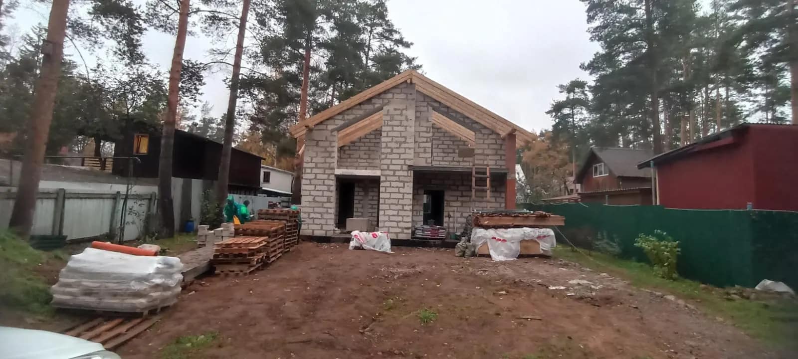 Кладка стен из газобетона — в районе vsevolozhsk, фото 8