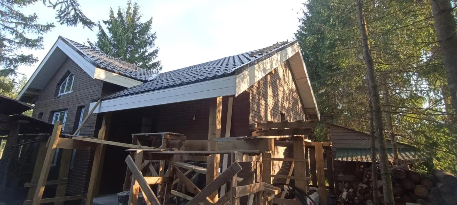 Кровля (газобетон) — в СНТ Фауна, фото 9