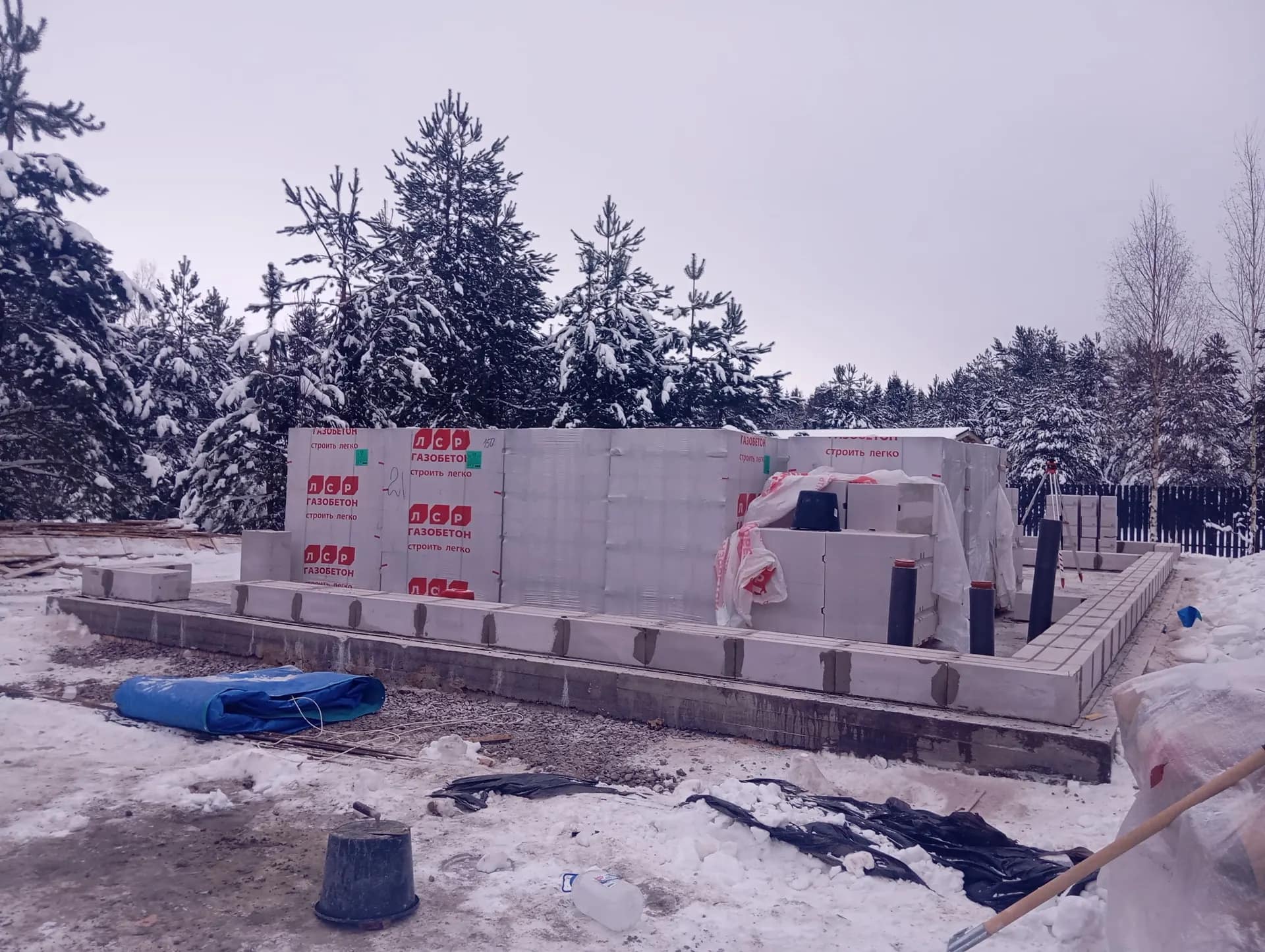 Кладка стен из газобетона — в районе vsevolozhsk, фото 11
