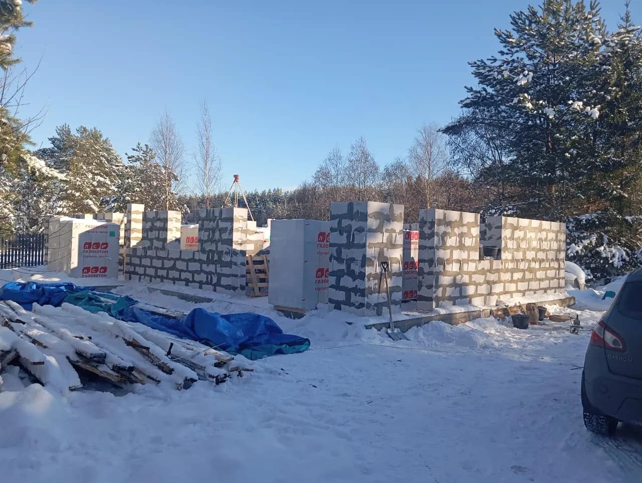 Кладка стен из газобетона — в районе vsevolozhsk, фото 14