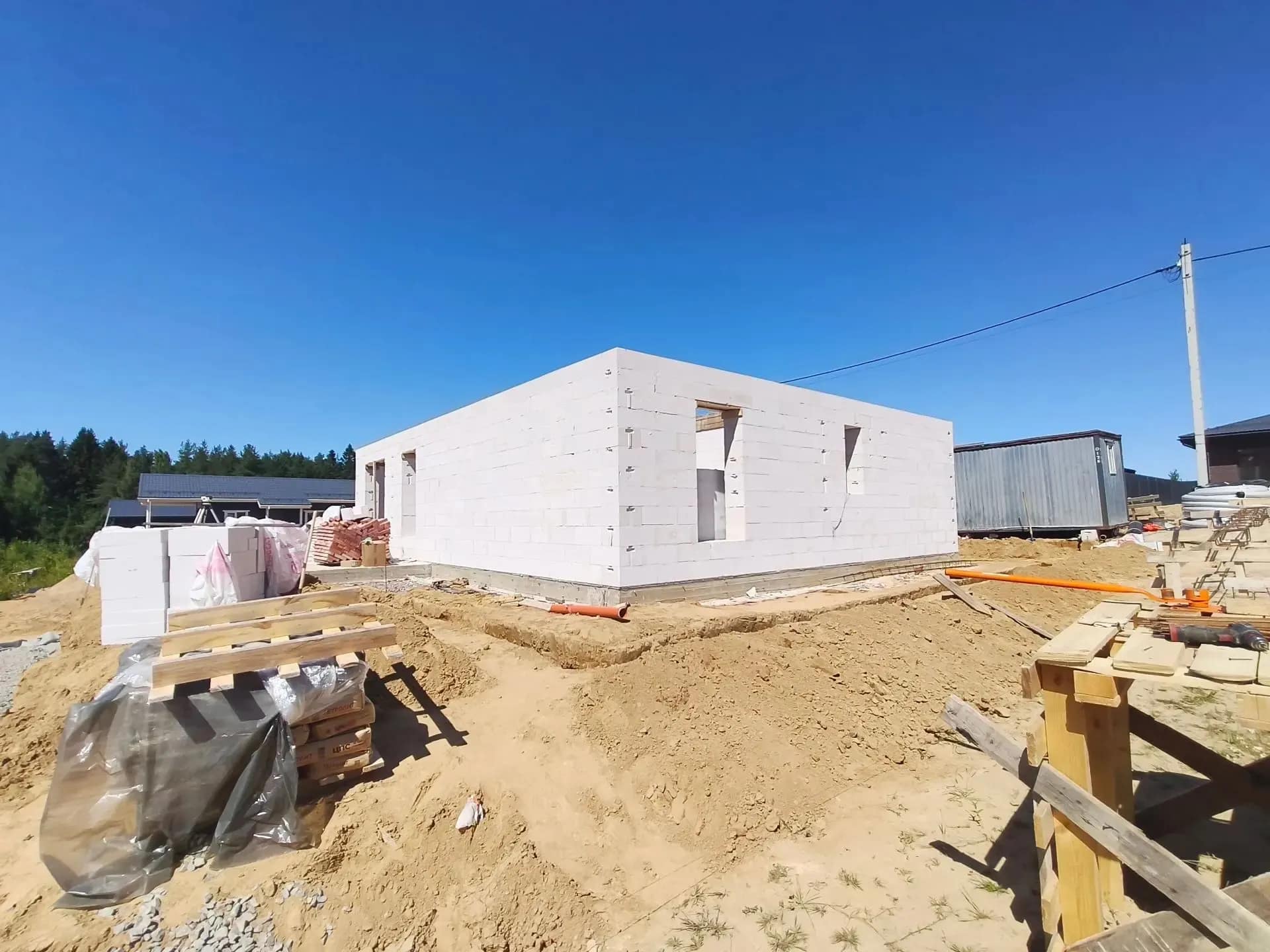 Кладка стен из газобетона — в районе vsevolozhsk, фото 12