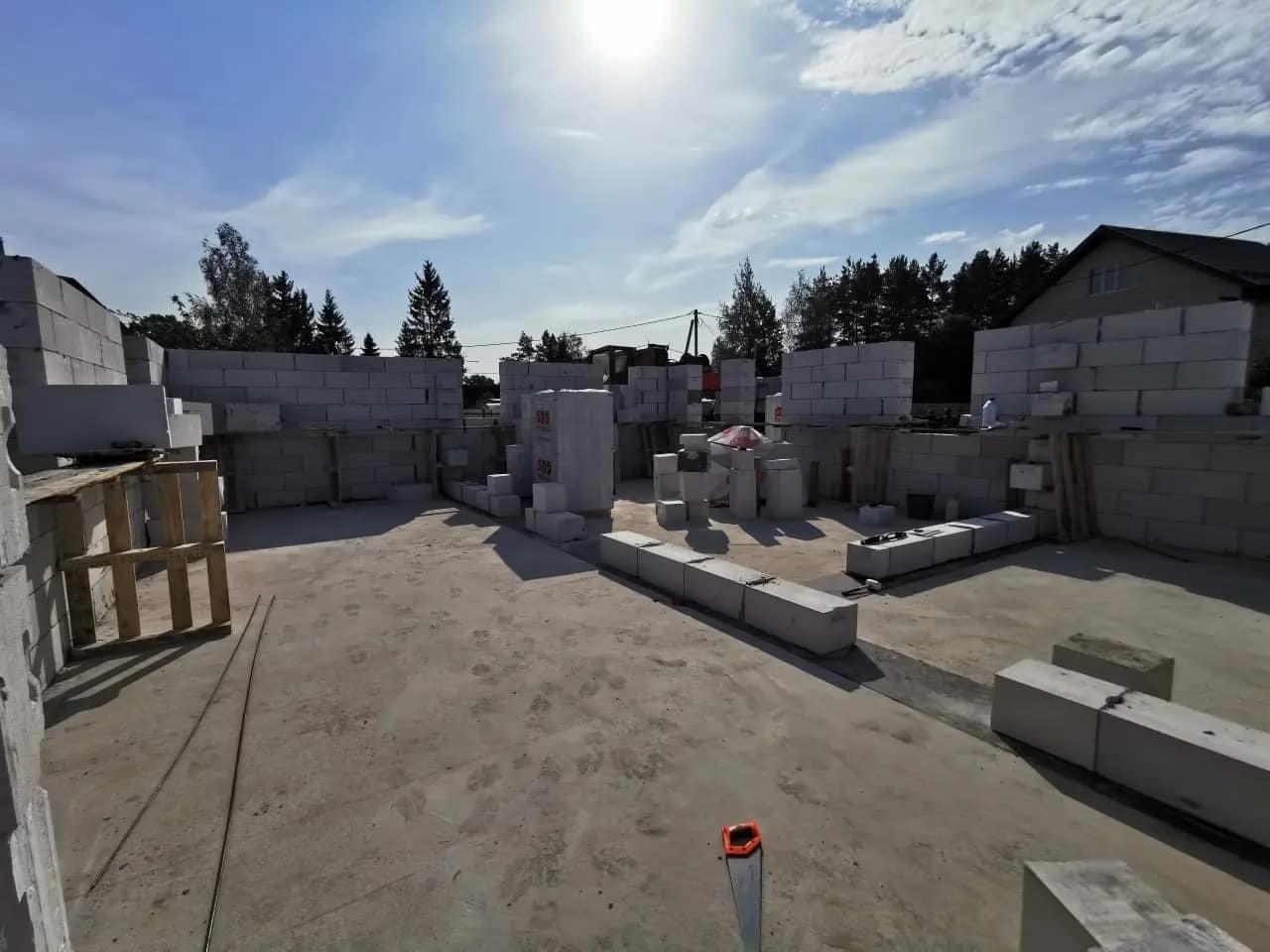 Кладка стен из газобетона — в районе gatchina, фото 9