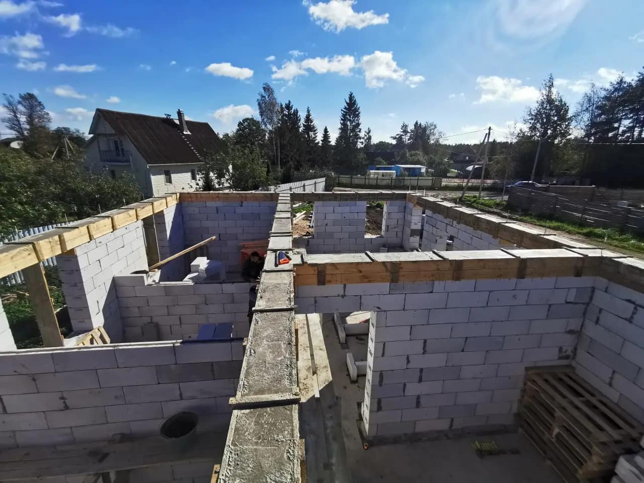 Кладка стен из газобетона — в районе gatchina, фото 10