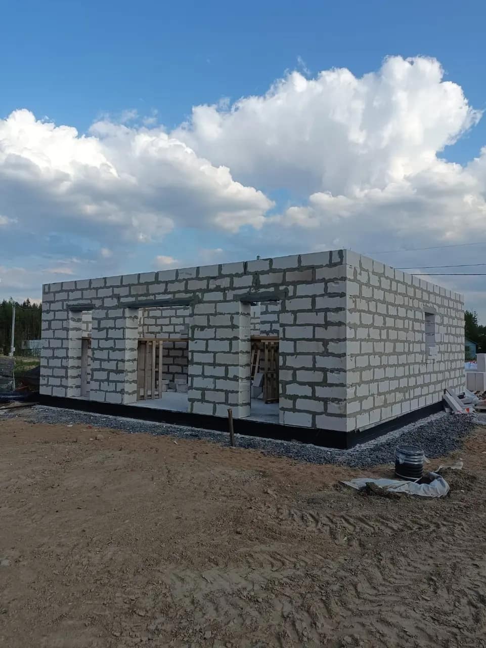 Фундамент (газобетон) — в районе vsevolozhsk