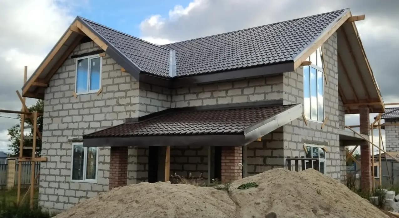 Кровля (газобетон) — в районе vsevolozhsk, фото 13