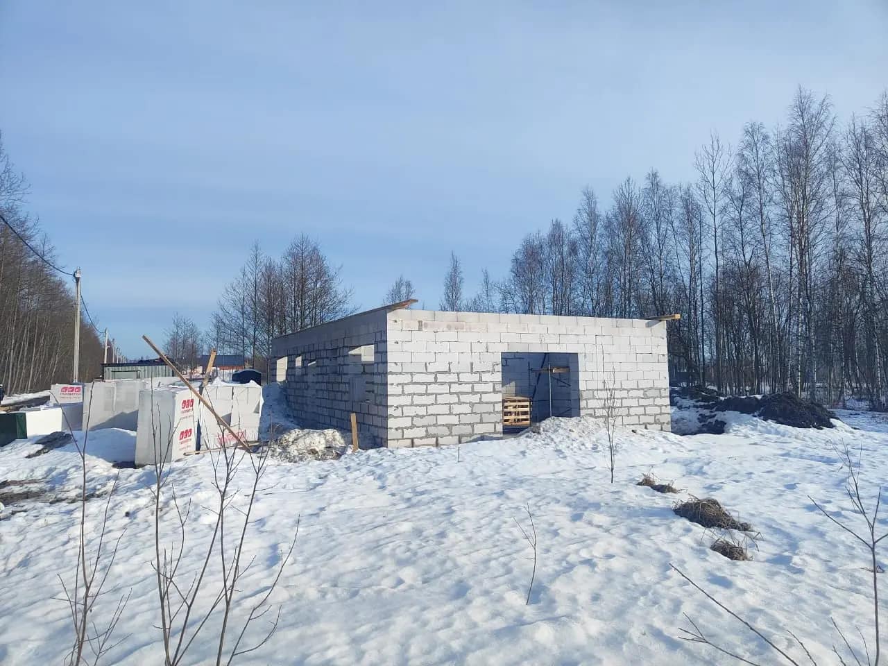 Кладка стен из газобетона — в районе vsevolozhsk, фото 6