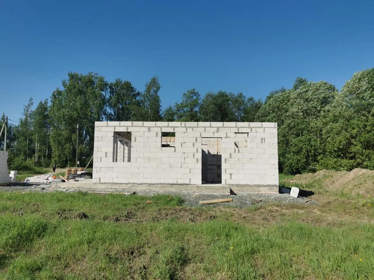 Кладка стен из газобетона — в районе vsevolozhsk, фото 5