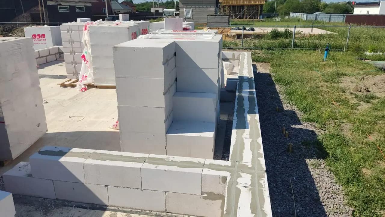 Кладка стен из газобетона — в районе vsevolozhsk, фото 6