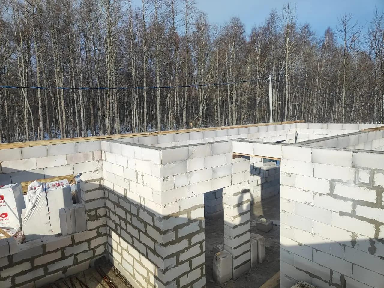 Кладка стен из газобетона — в районе vsevolozhsk, фото 8