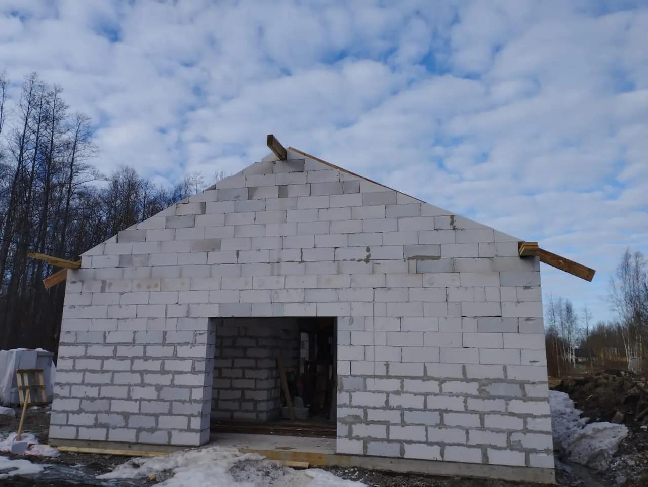 Кладка стен из газобетона — в районе vsevolozhsk, фото 9
