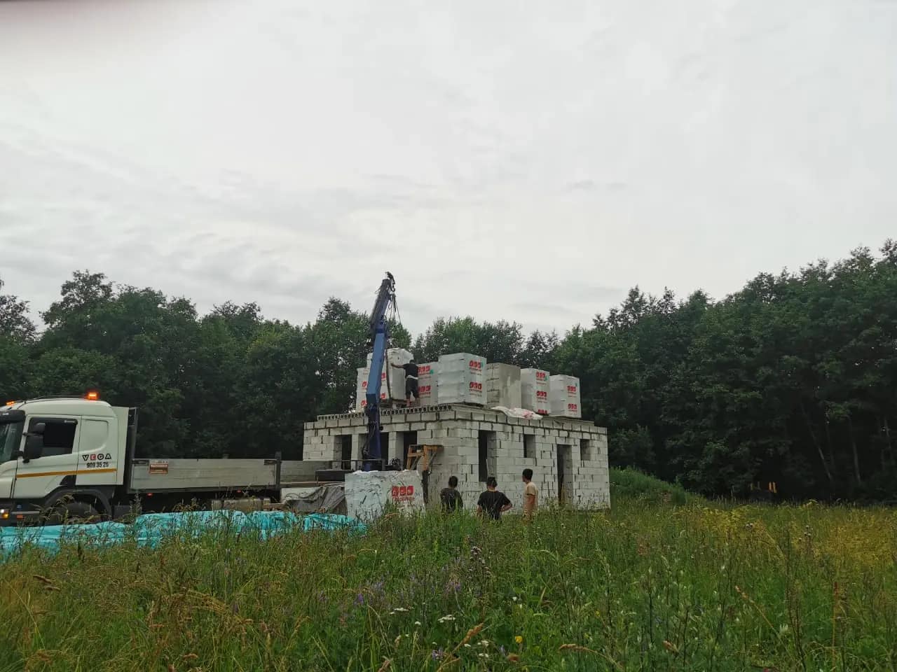 Кладка стен из газобетона — в районе vsevolozhsk, фото 9