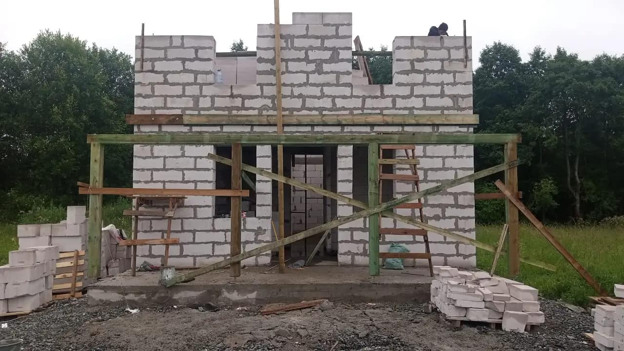 Кладка стен из газобетона — в районе vsevolozhsk, фото 10
