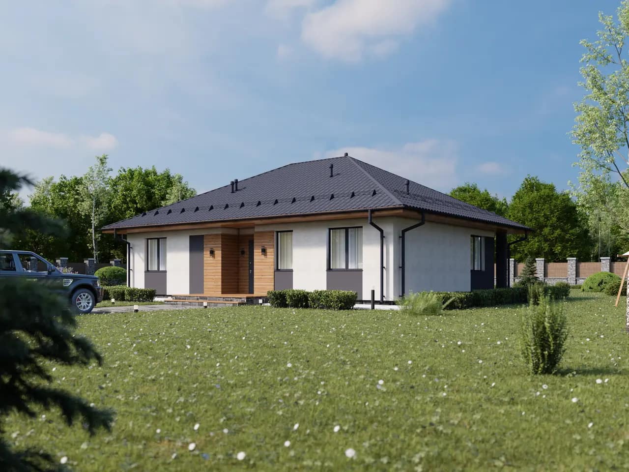 Дом из газобетона в районе vyborg — Часть души