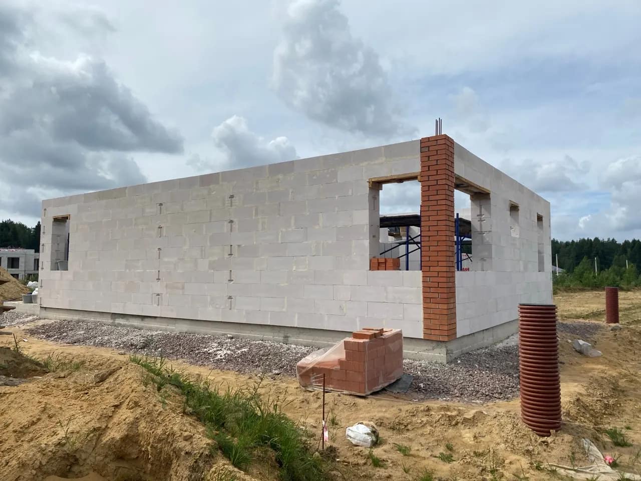 Кладка стен из газобетона — в районе vsevolozhsk, фото 6