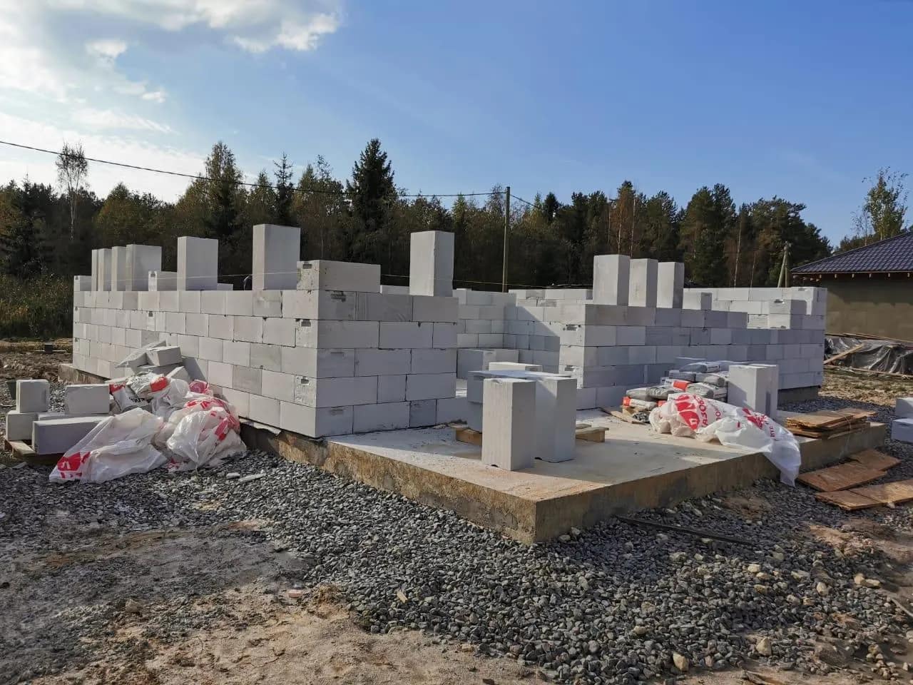 Кладка стен из газобетона — в районе gatchina, фото 6