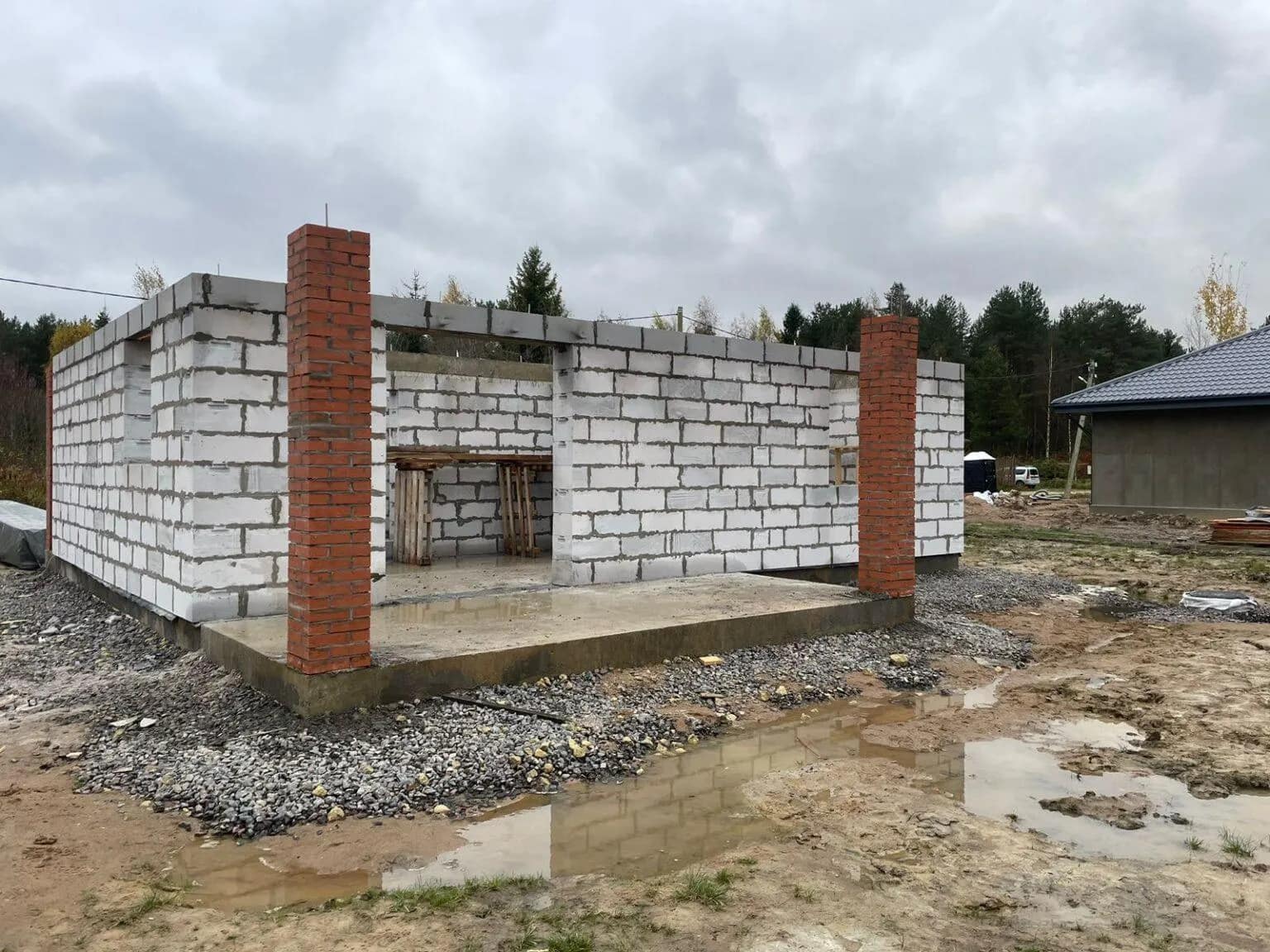 Кладка стен из газобетона — в районе gatchina, фото 12