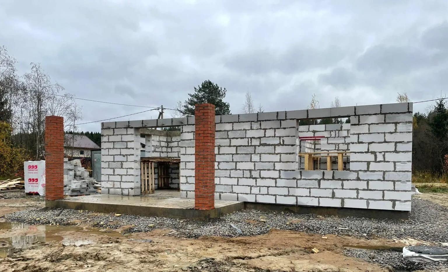 Кладка стен из газобетона — в районе gatchina, фото 10