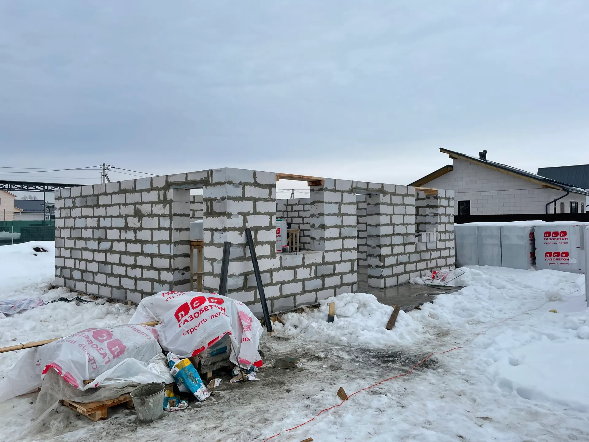 Фото строительства