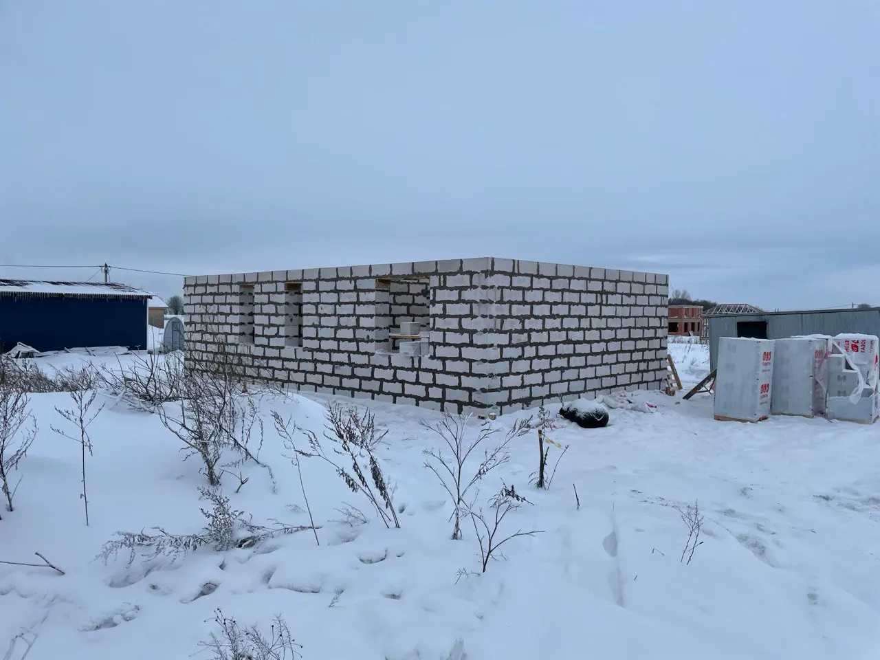 Фото строительства