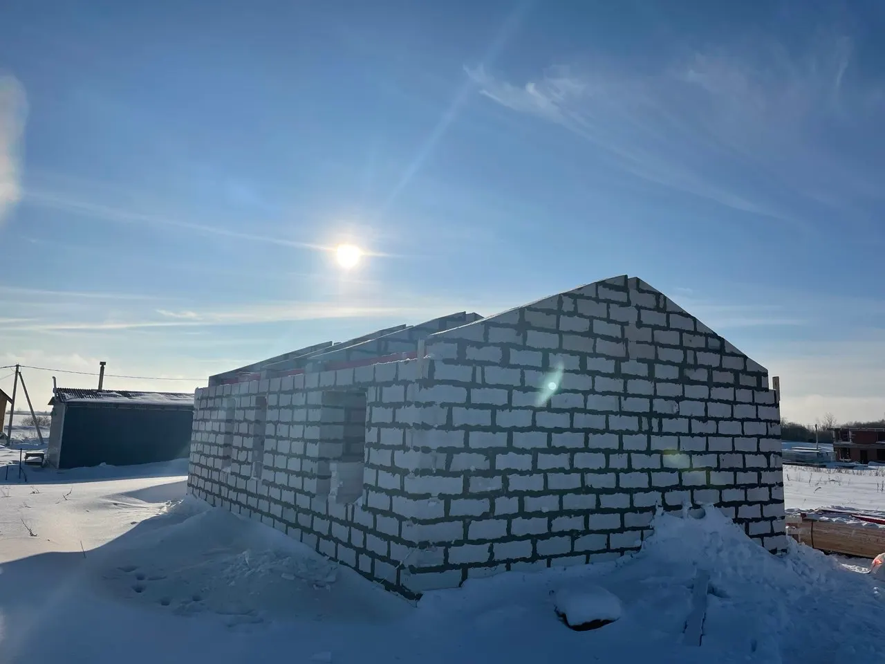 Фото строительства