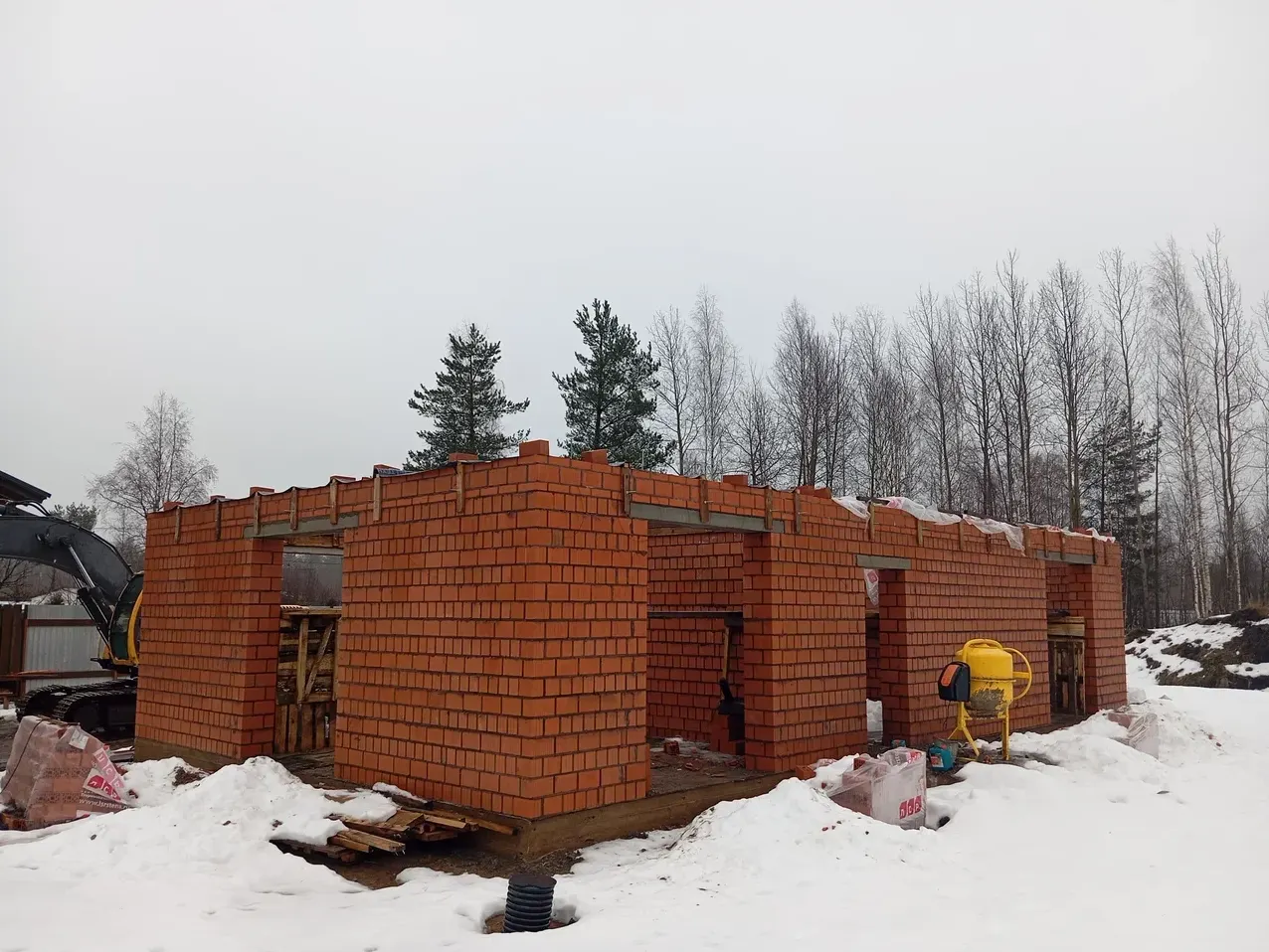 Фото строительства